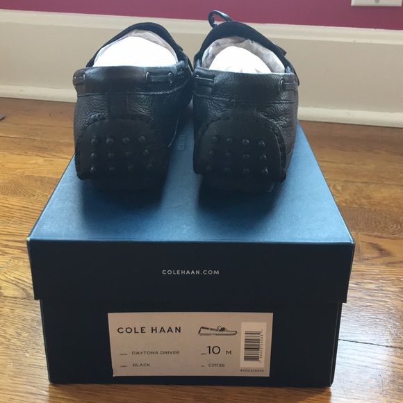 Men's Cole Haan black loafers - Picture 3 of 4